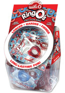 Ringo`s Erection Cock Rings Waterproof - Assorted Colors (36 Per Fishbowl)