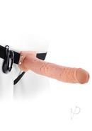 Fetish Fantasy Series Vibrating Hollow Strap-on Dildo And Harness With Remote Control 11in - Vanilla