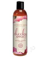 Intimate Earth Natural Flavors Glide Lubricant Cheeky Apples 4oz