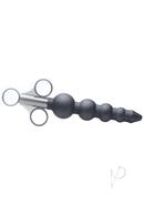 Master Series Silicone Graduated Beads Lubricant Launcher - Black