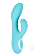 Wonderlust St Tropez Rechargeable Silicone Dual Vibrator - Teal