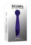 Selopa Gumball Rechargable Silicone Vibrating Wand - Purple